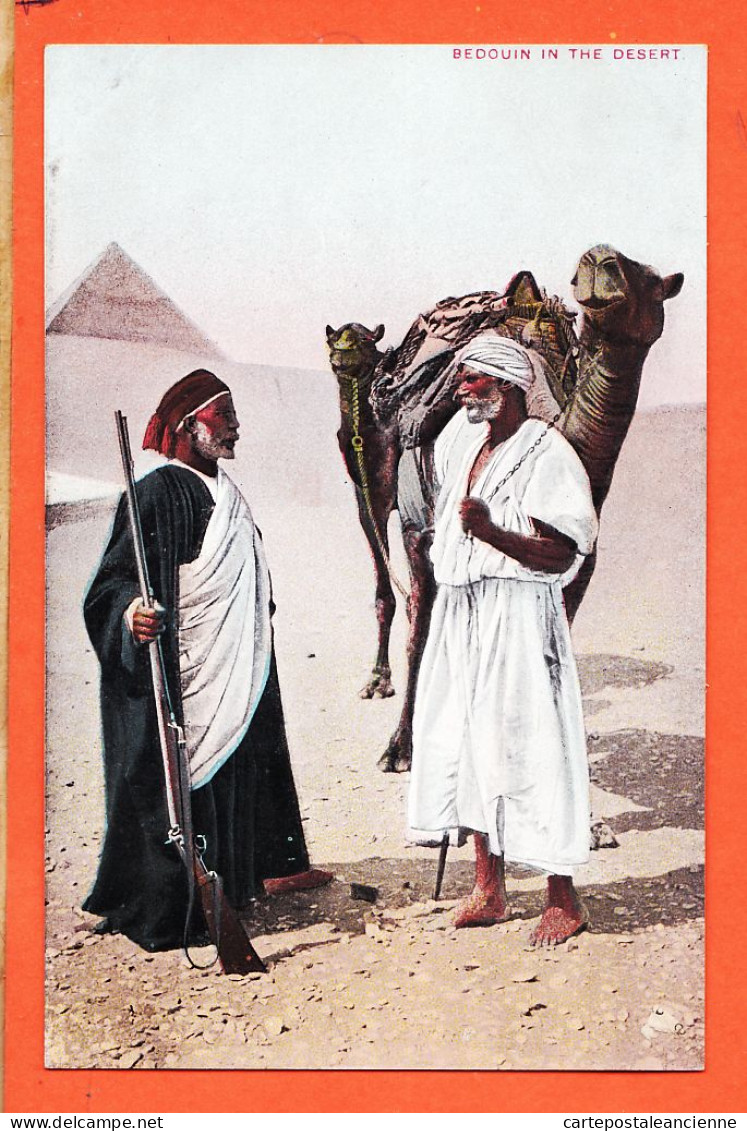 24545 / ⭐ LICHTENSTERN-HARARI Nr 120 ◉ Ethnic Egypt BEDOUIN In The Desert 1905s Egypte Pyramide Chameaux Fusil - Persons