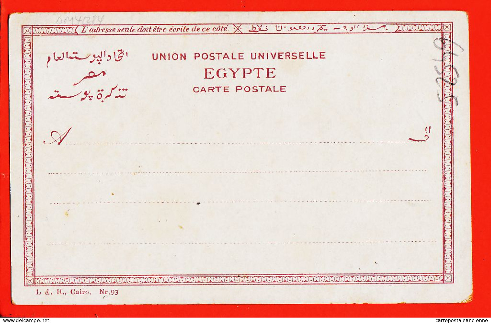 24527 / ⭐ ◉  ALEXANDRIA Egypt ◉ Column Of POMPEY ALEXANDRIE Colonne POMPEE 1900 ◉ LICHTENSTERN-HARARI Nr 93 CAIRO Egypte - Alexandrië