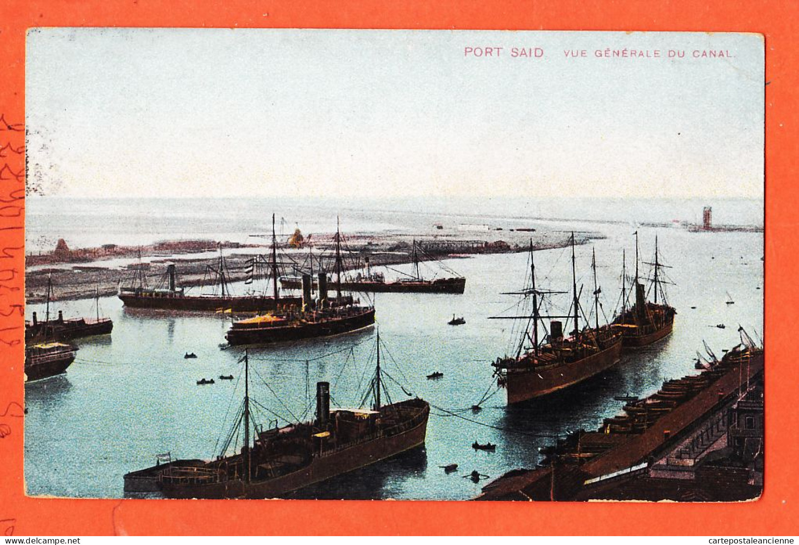 24529 / ⭐ ◉  PORT-SAID Egypt ◉ Vue Generale Canal 1900s ◉ LICHTENSTERN-HARARI Nr 106 CAIRO Egypte - Port-Saïd