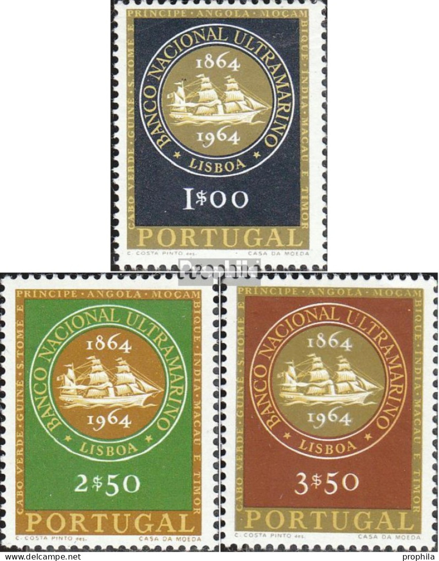 Portugal 957-959 (kompl.Ausg.) Postfrisch 1964 Überseebank - Nuovi