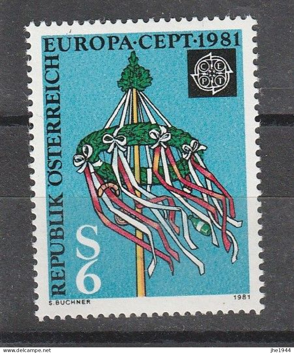 Autriche Europa 1981 N° 1500** Le Folklore - 1981