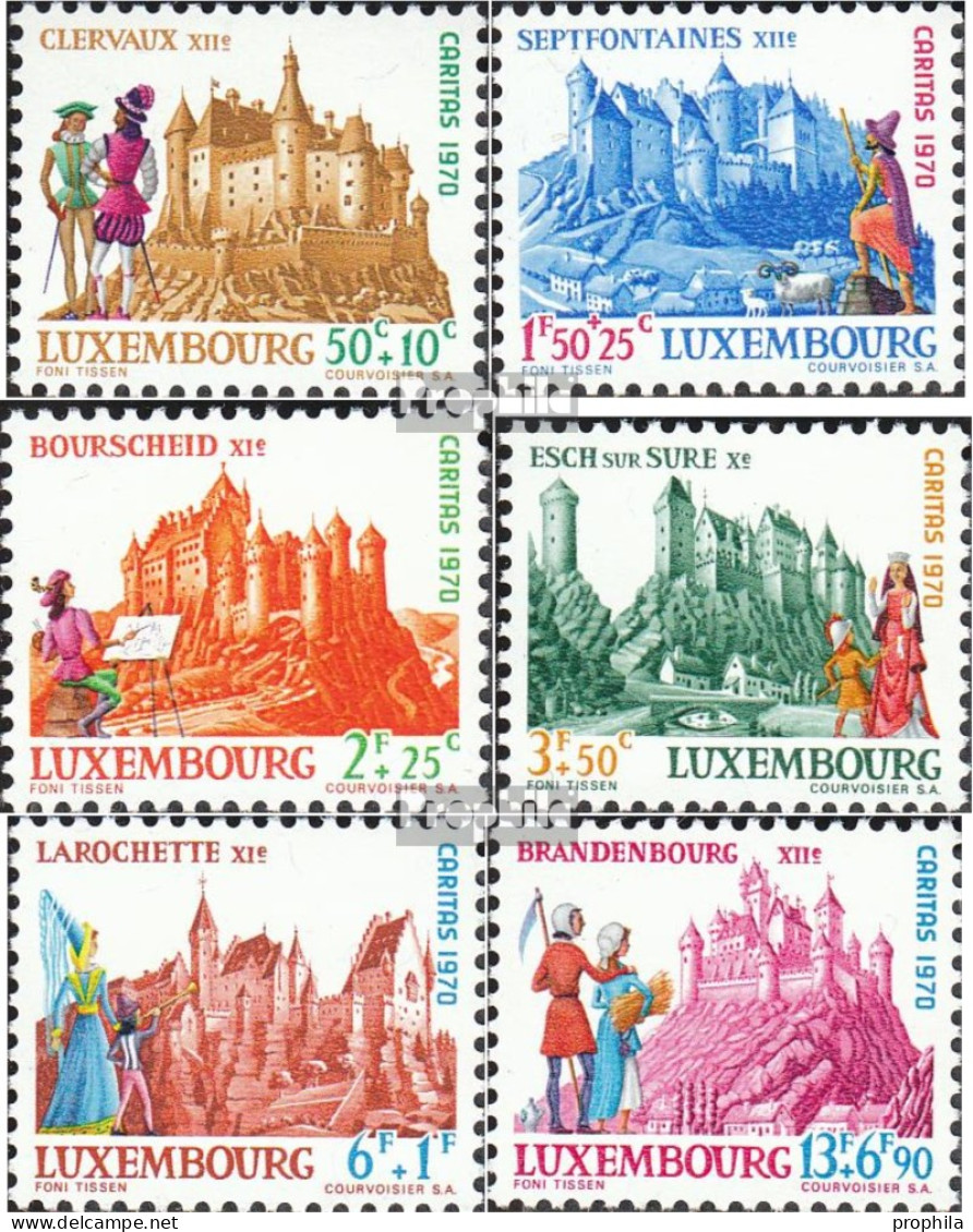 Luxemburg 814-819 (kompl.Ausg.) Postfrisch 1970 Caritas - Ungebraucht