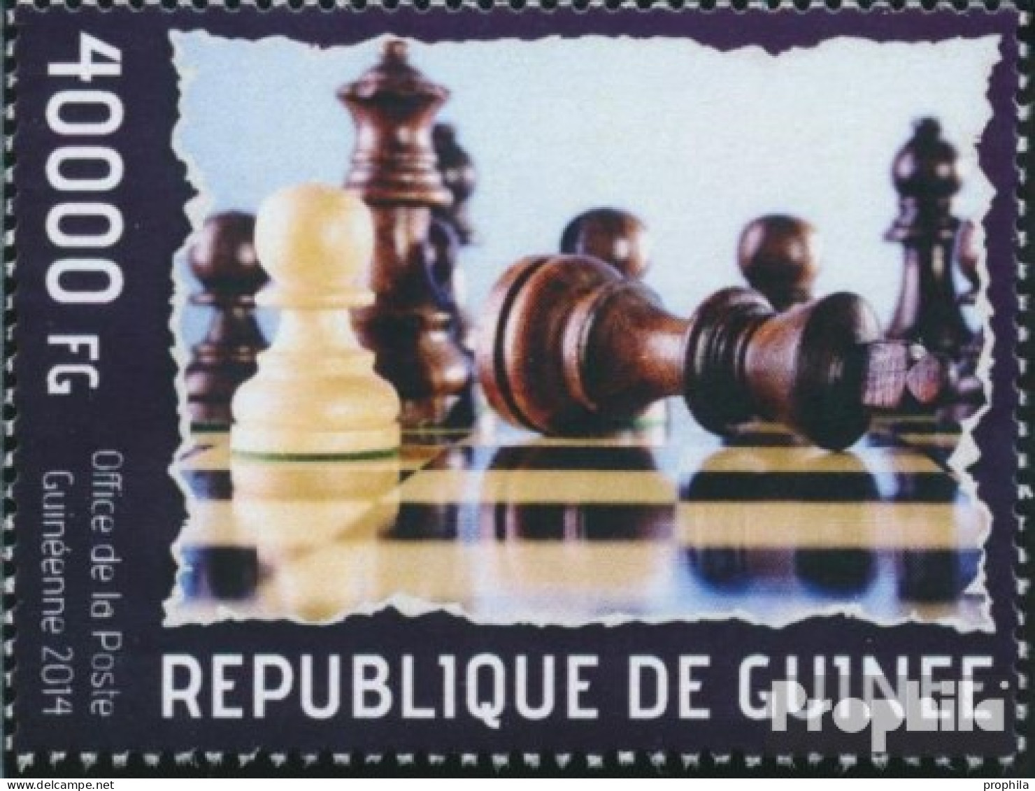 Guinea 10294 (kompl. Ausgabe) Postfrisch 2014 Schach - Guinée (1958-...)