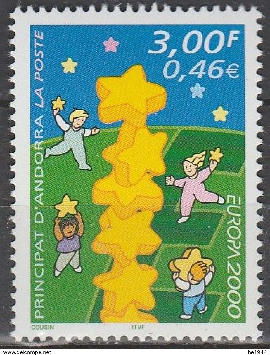 Andorre Français Europa 2000 N° 529 ** - 2000