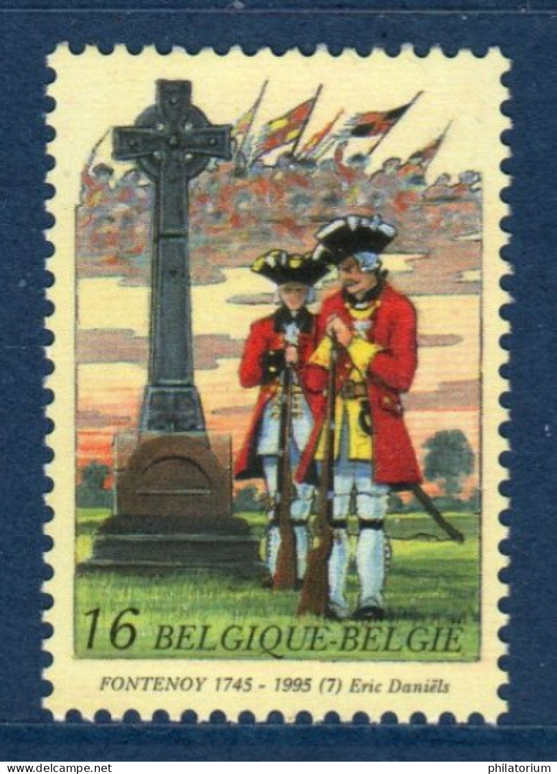 Belgique België, **, Yv 2599, Mi 2652, SG 3266, Bataille De Fontenoy, Guerre De Succession D'Autriche , - Neufs