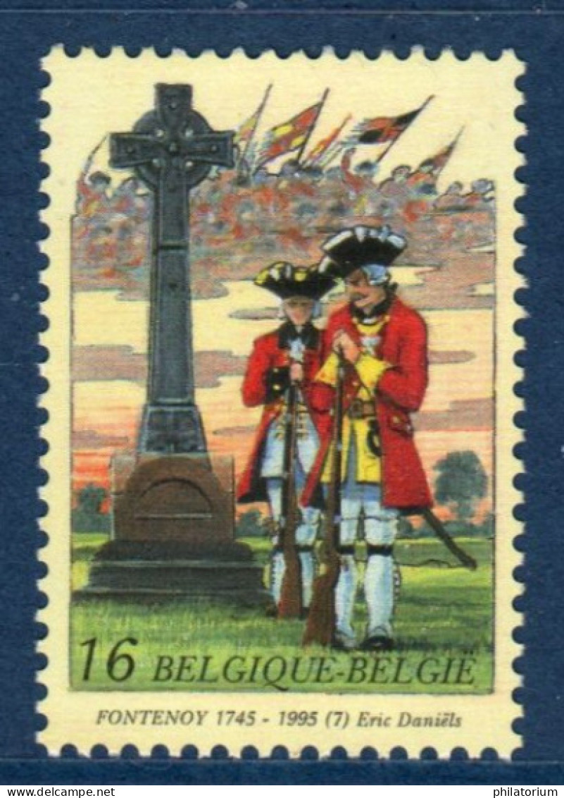 Belgique België, **, Yv 2599, Mi 2652, SG 3266, Croix Celtique, Bataille De Fontenoy, Guerre De Succession D'Autriche , - Monumenten