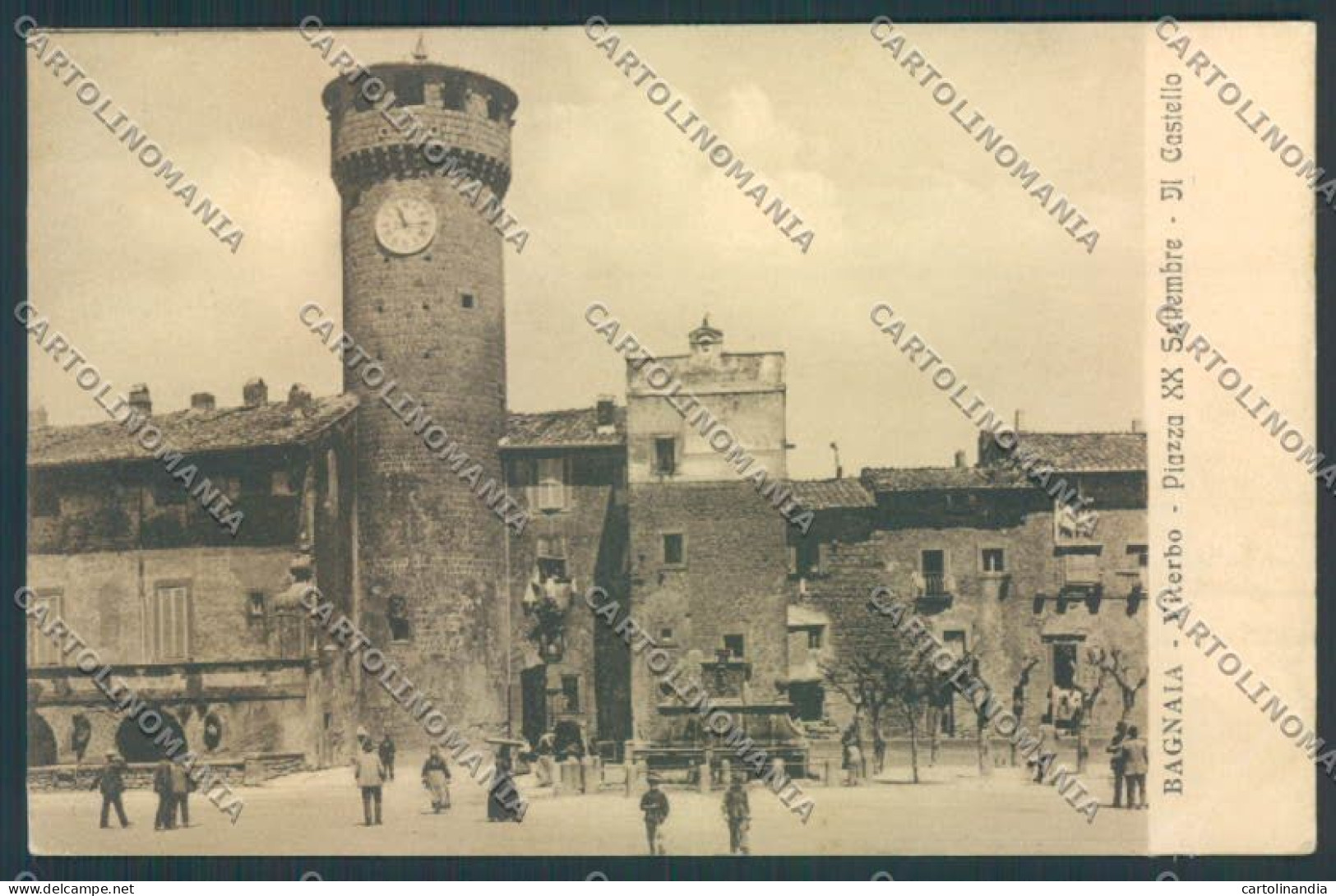 Viterbo Bagnaia PIEGA Cartolina EE3717 - Viterbo