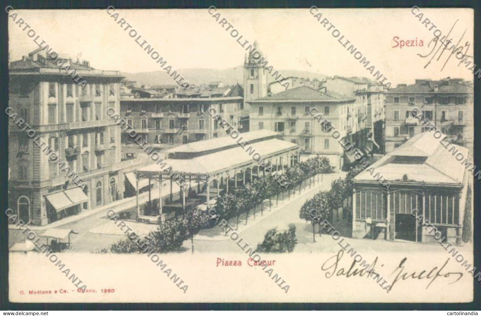 La Spezia Città SCOLLATA Cartolina ZT7048 - La Spezia