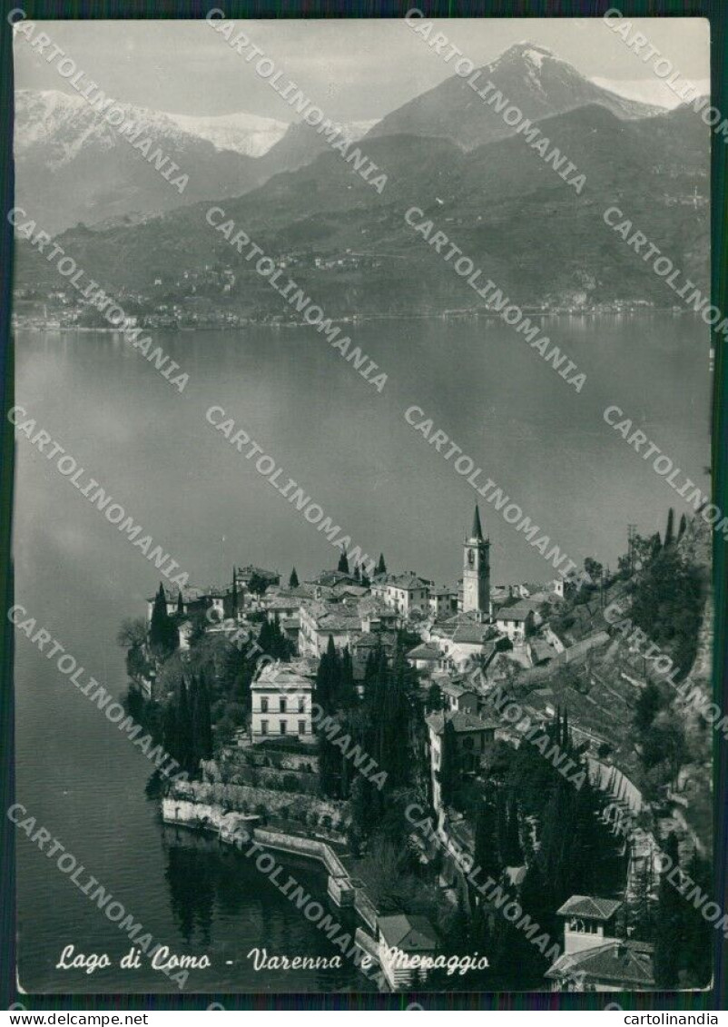 Lecco Varenna Menaggio Lago Di Como Foto FG Cartolina KB4327 - Lecco