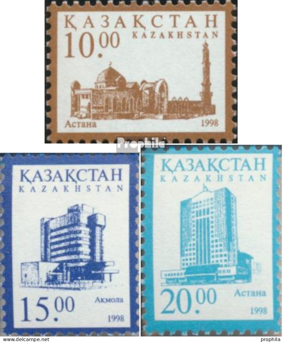 Kasachstan 216-218 (kompl.Ausg.) Postfrisch 1998 Astana - Kazakhstan