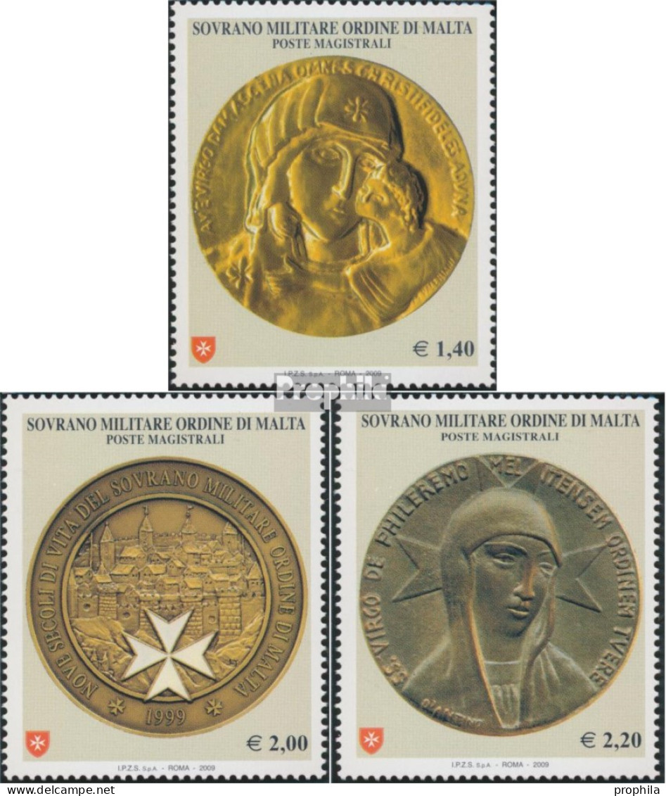 Malteserorden (SMOM) 1105-1107 (kompl.Ausg.) Postfrisch 2009 Medaillen - Malta (...-1964)