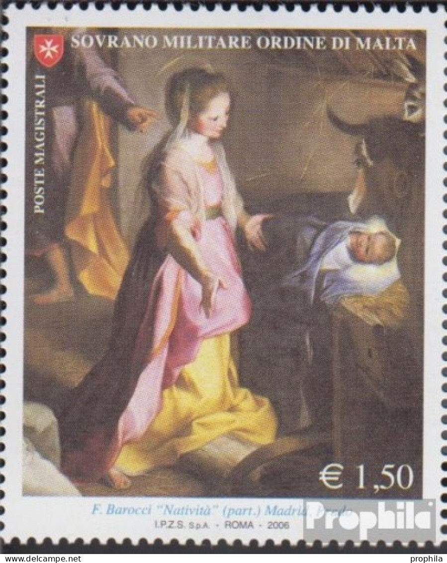 Malteserorden (SMOM) Kat-Nr.: 983 (kompl.Ausg.) Postfrisch 2006 Weihnachten - Malta (Orde Van)