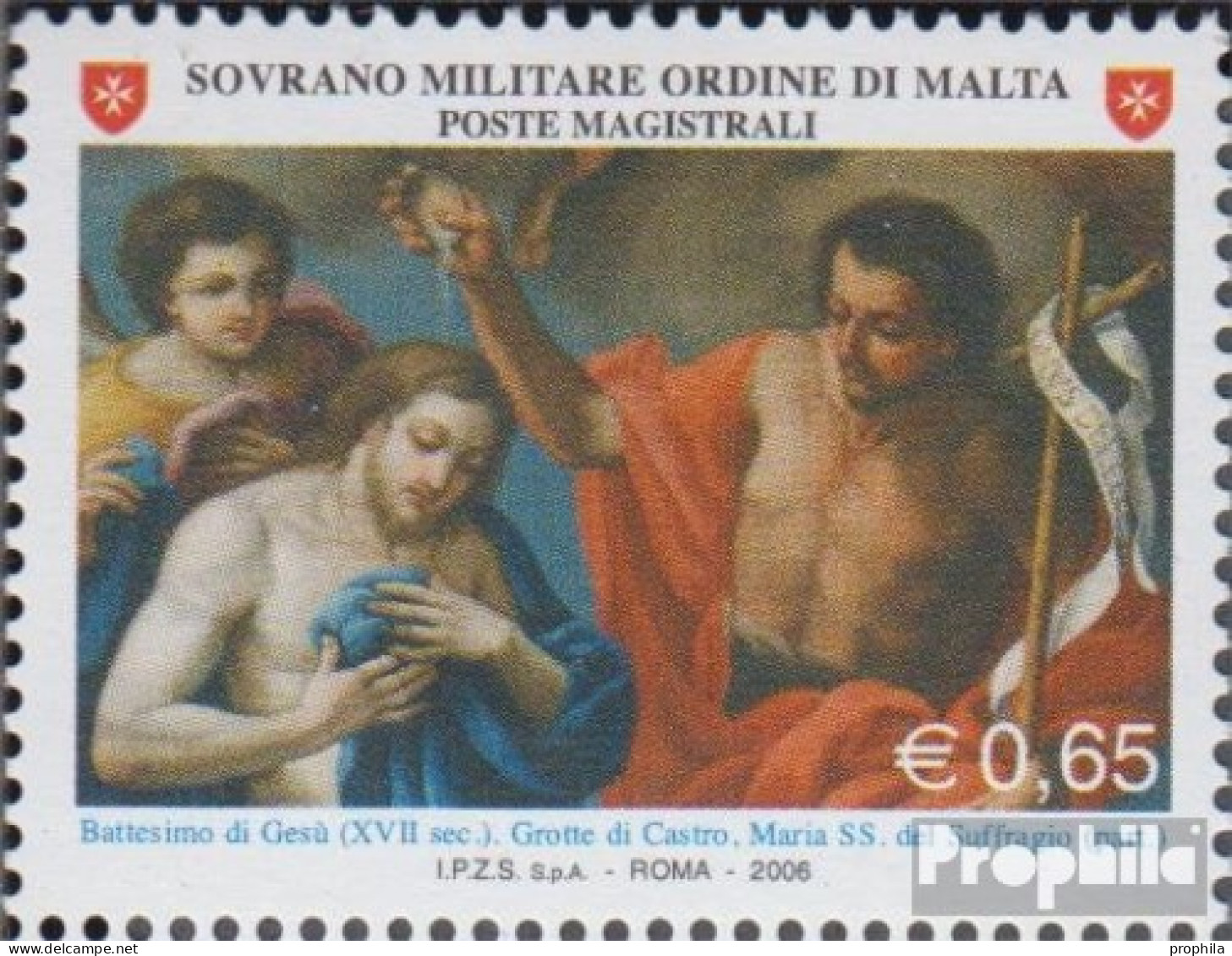 Malteserorden (SMOM) Kat-Nr.: 955 (kompl.Ausg.) Postfrisch 2006 San Giovanni Battista - Malte (Ordre De)