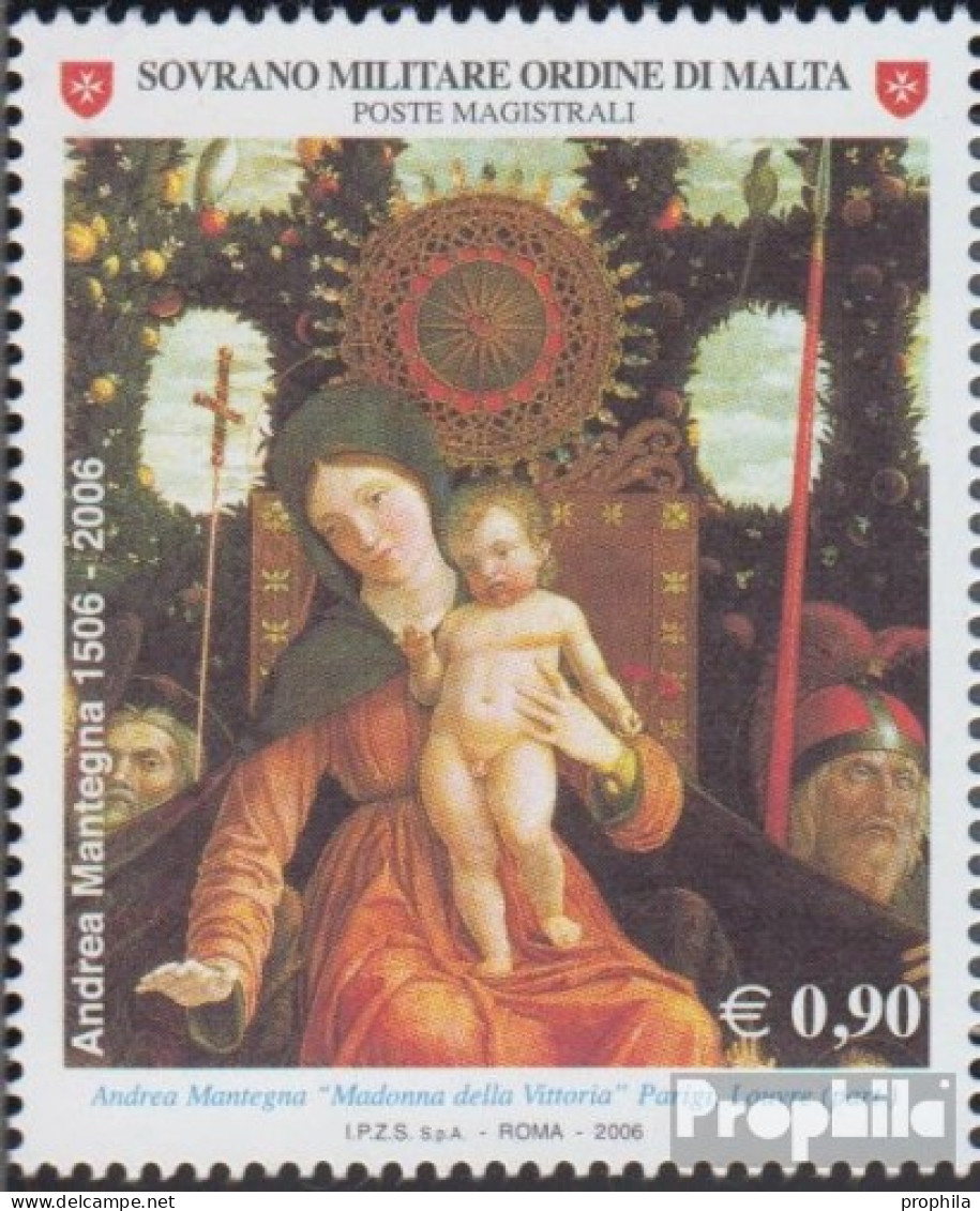 Malteserorden (SMOM) Kat-Nr.: 949 (kompl.Ausg.) Postfrisch 2006 Andrea Mantegna - Malta (la Orden De)