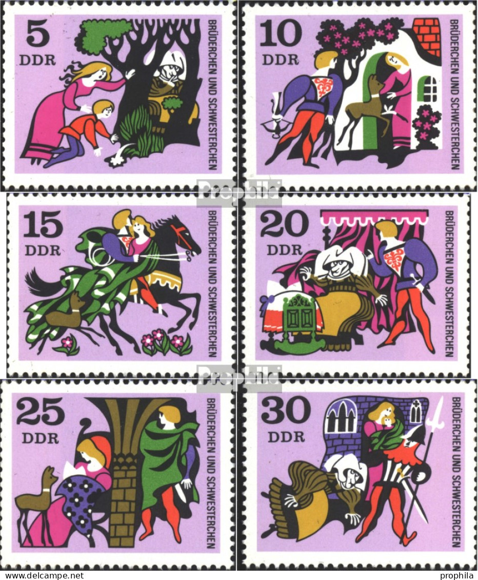 DDR 1545-1550 (kompl.Ausgabe) Postfrisch 1970 Märchen - Neufs