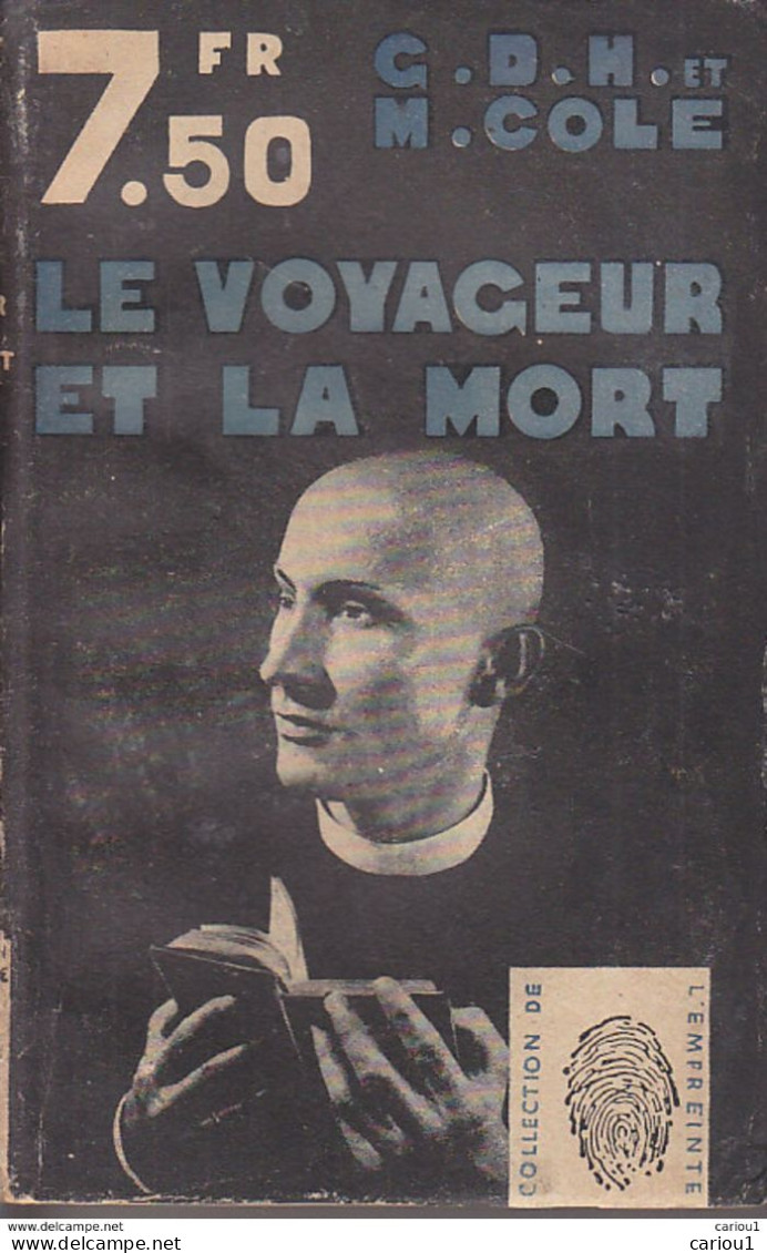 C1 GDH Et M. Cole LE VOYAGEUR ET LA MORT 1938 Corpse In The Constable's Garden PORT INCLUS France - Maîtrise Du Livre, La - L'empreinte Police