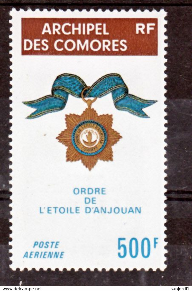 Comores PA 58 Ordre De L'étoile  Neuf ** TB MNH Sin Charnela Cote 15 - Poste Aérienne