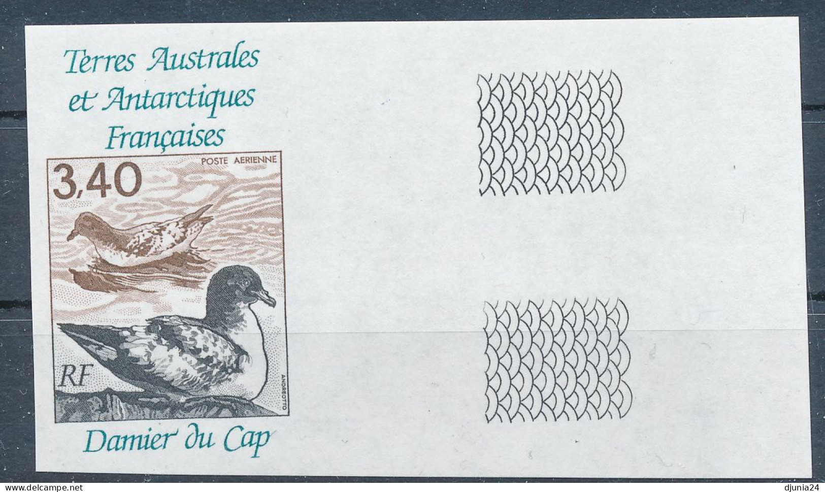 BF0737 / FRANCE / TAAF  -  1992 -  Kapsturmvogel   -  Imperforated  -  Michel 289U  ** / MNH - Unused Stamps