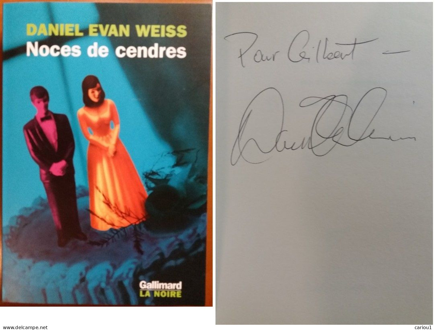 C1 Daniel Evan WEISS - NOCES DE CENDRES Envoi DEDICACE Signed JUDAICA - Libri Con Dedica