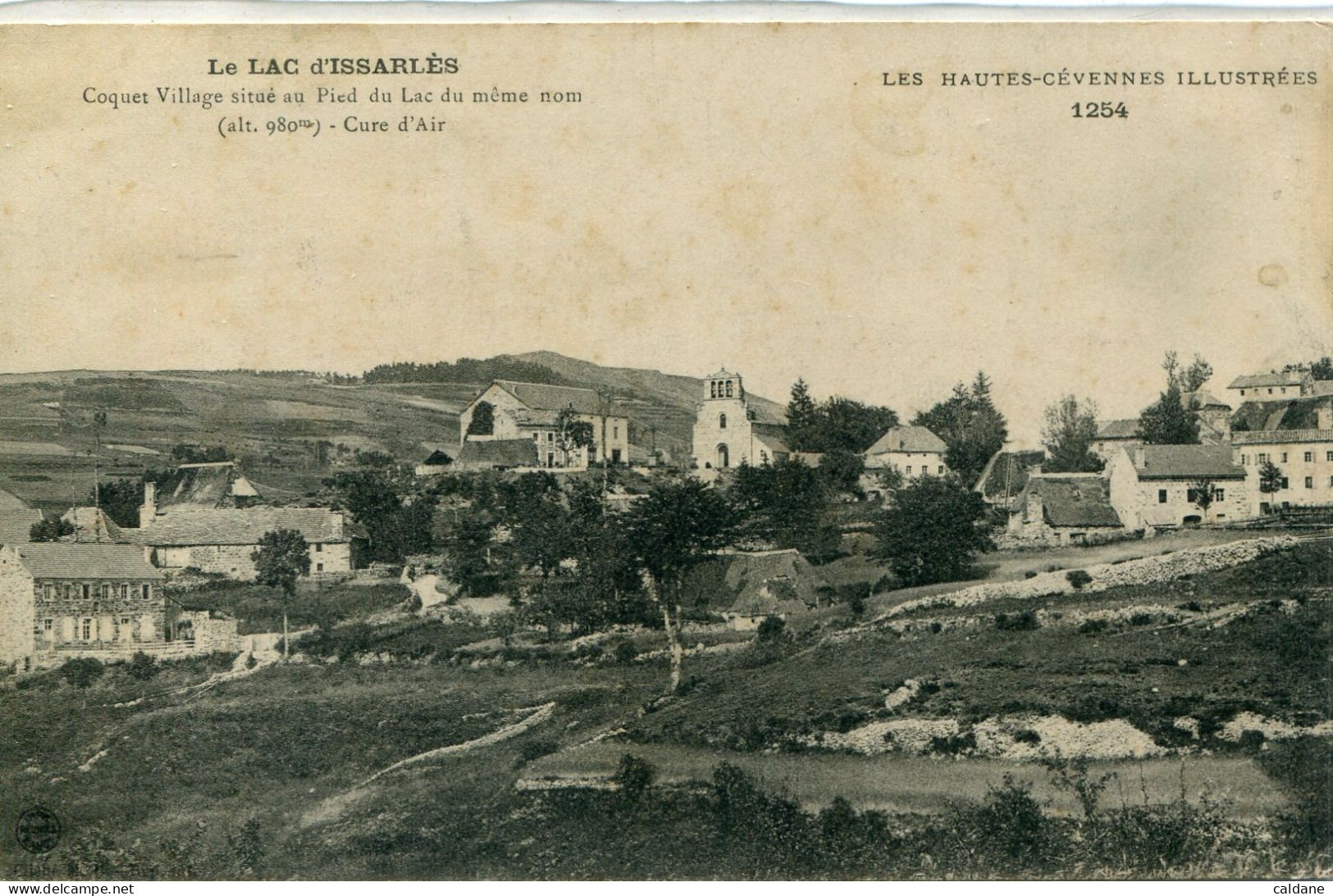 - 07 -  ARDECHE  - Le LAC  D'ISSARLES - Serrières