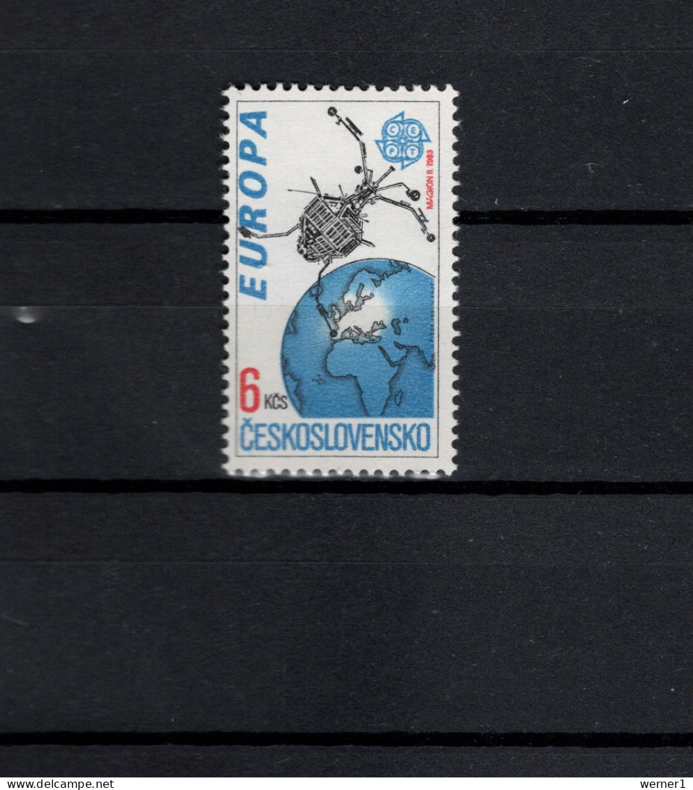 Czechoslovakia 1991 Space, Europa CEPT Stamp MNH - Europe