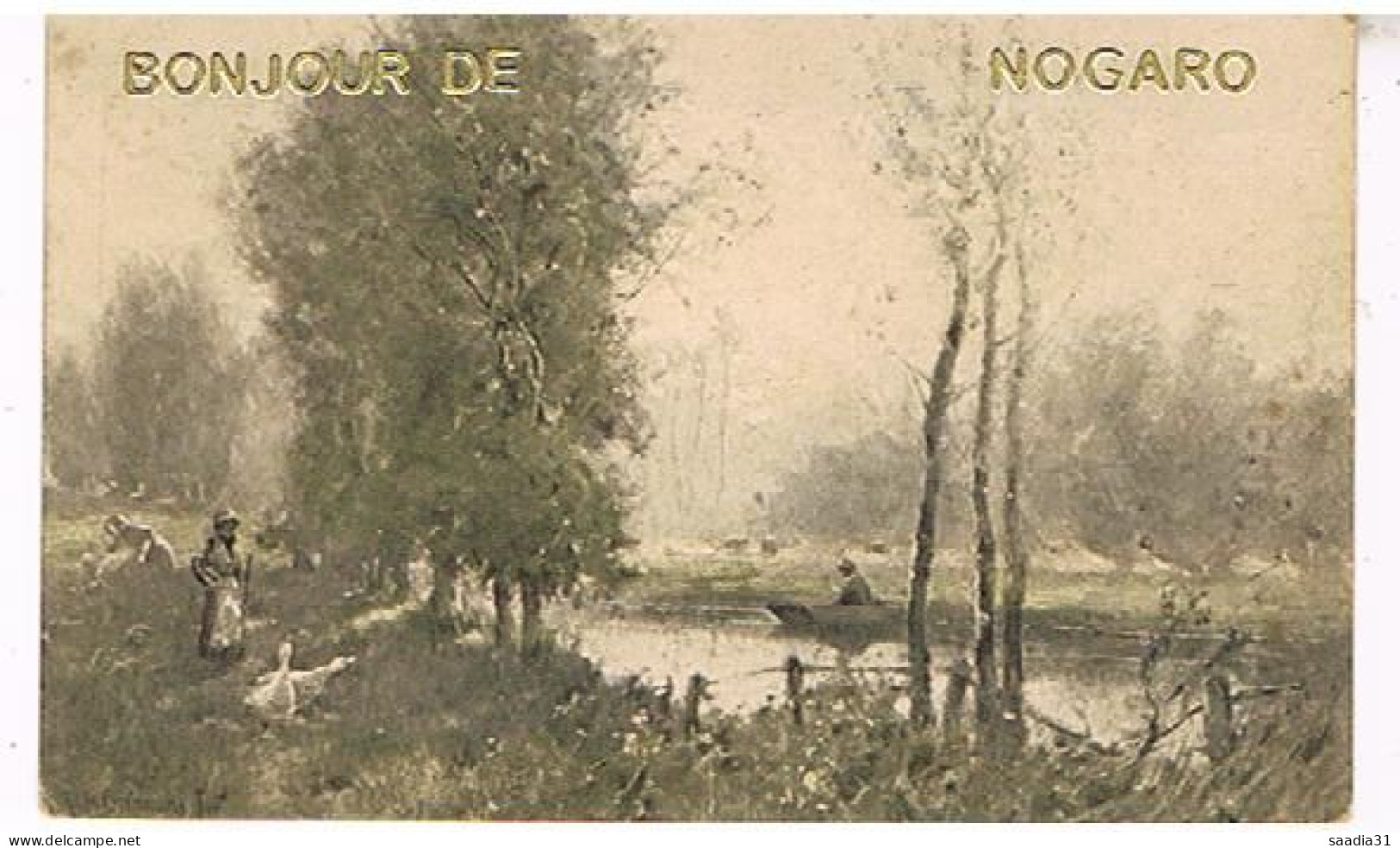 32  BONJOUR DE  NOGARO 1921 - Nogaro