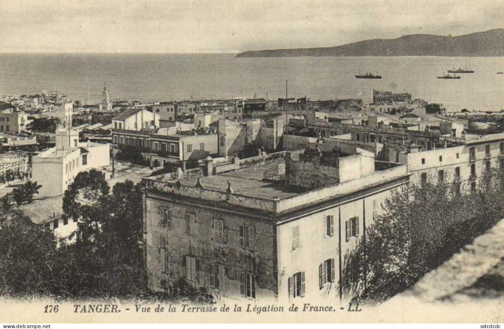 TANGER  Vue De La Terrasse De La Legation De France  RV - Tanger