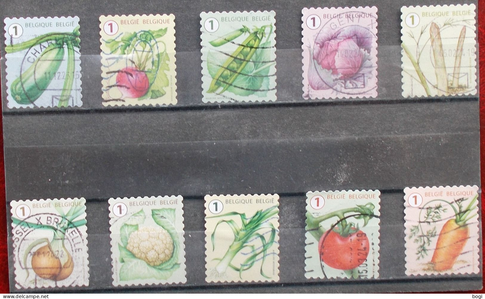 Groenten Légumes 2022 - Used Stamps