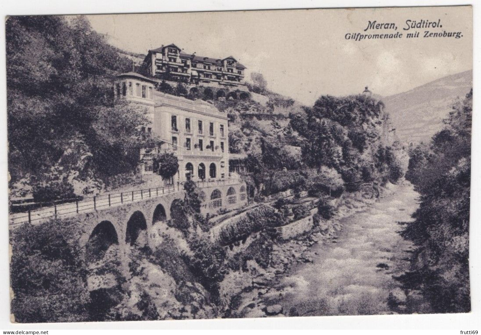 AK 214240 ITALY - Meran - Gilfpromenade Mit Zenoburg - Merano