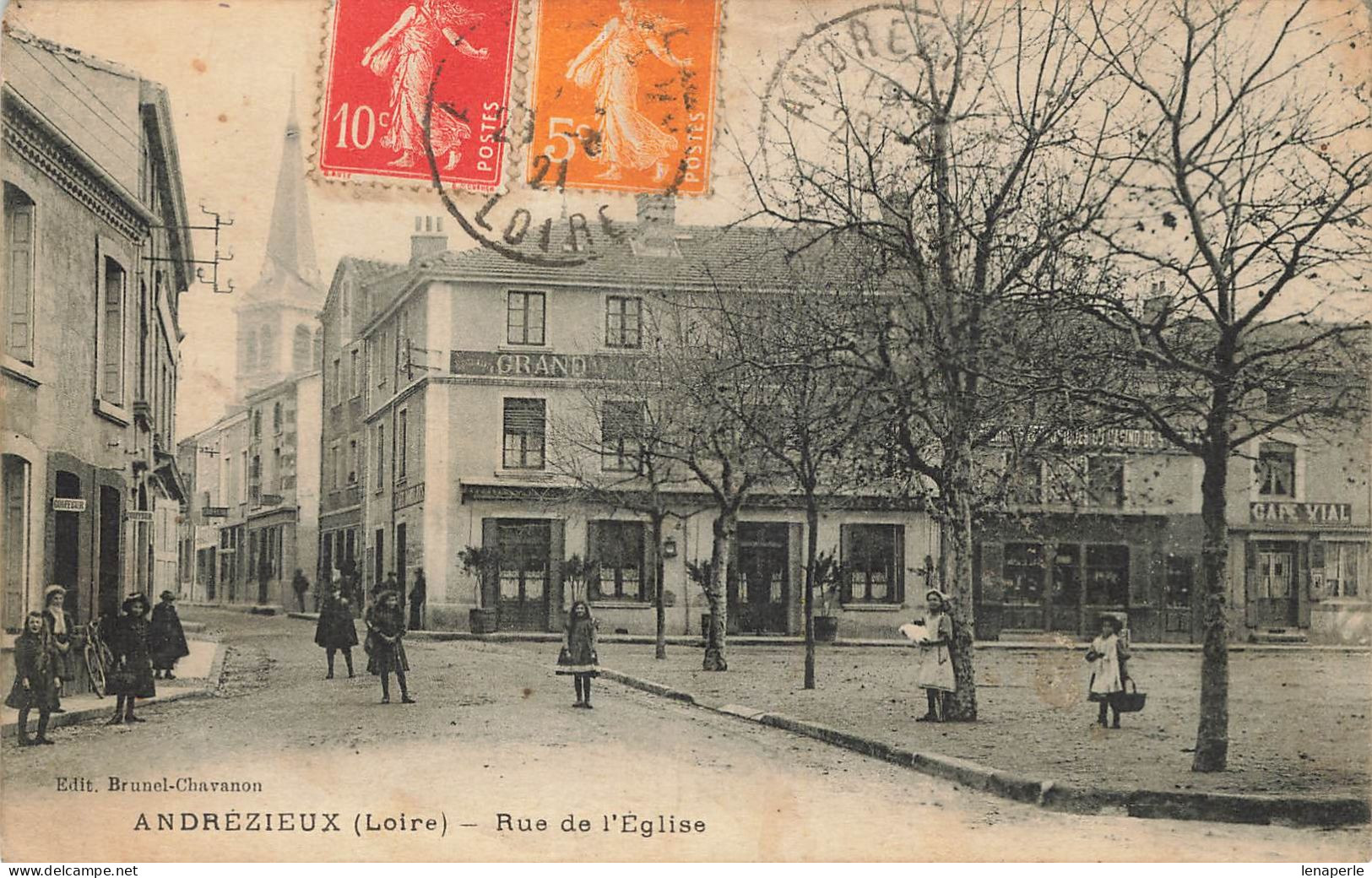 D7289 Andrézieux Rue De L'église - Andrézieux-Bouthéon