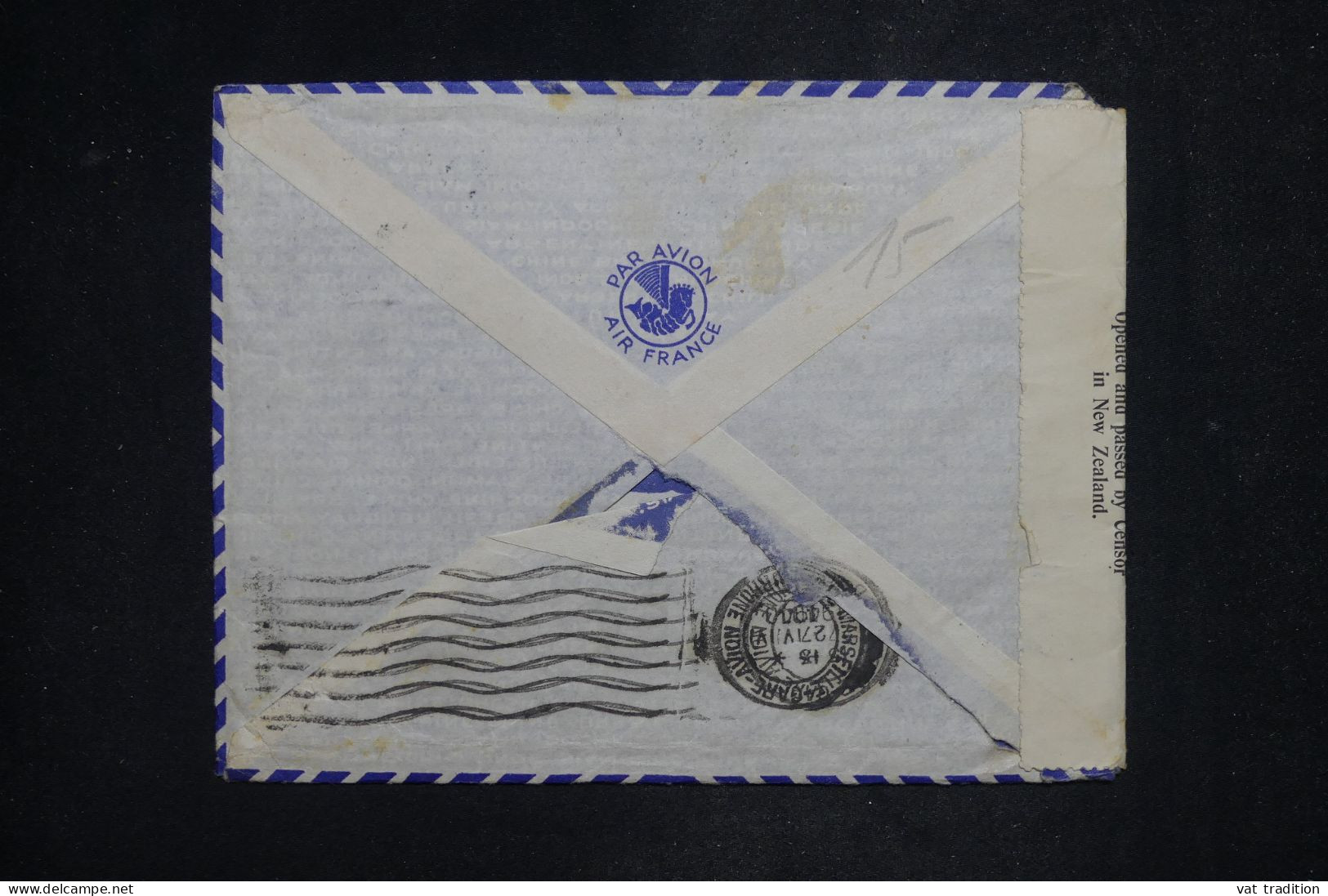 NOUVELLE ZELANDE - Lettre Censurée Au Départ > La France - 1940 - A 2860 - Cartas & Documentos