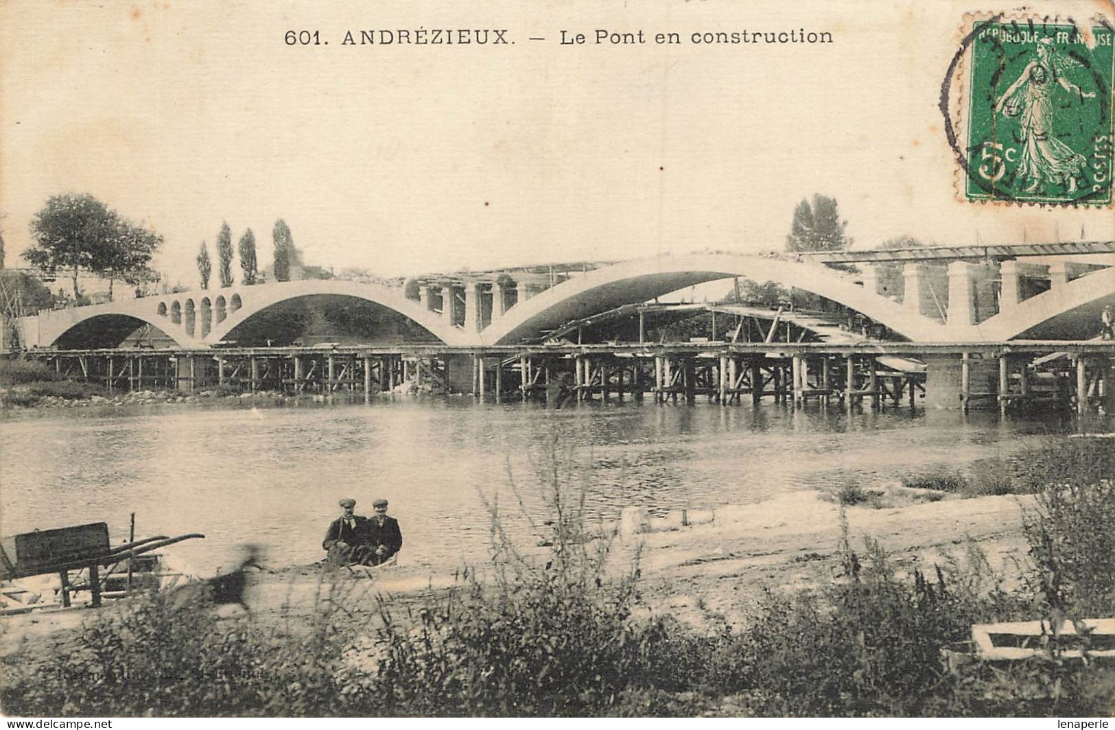 D7291 Andrézieux Le Pont En Construction - Andrézieux-Bouthéon
