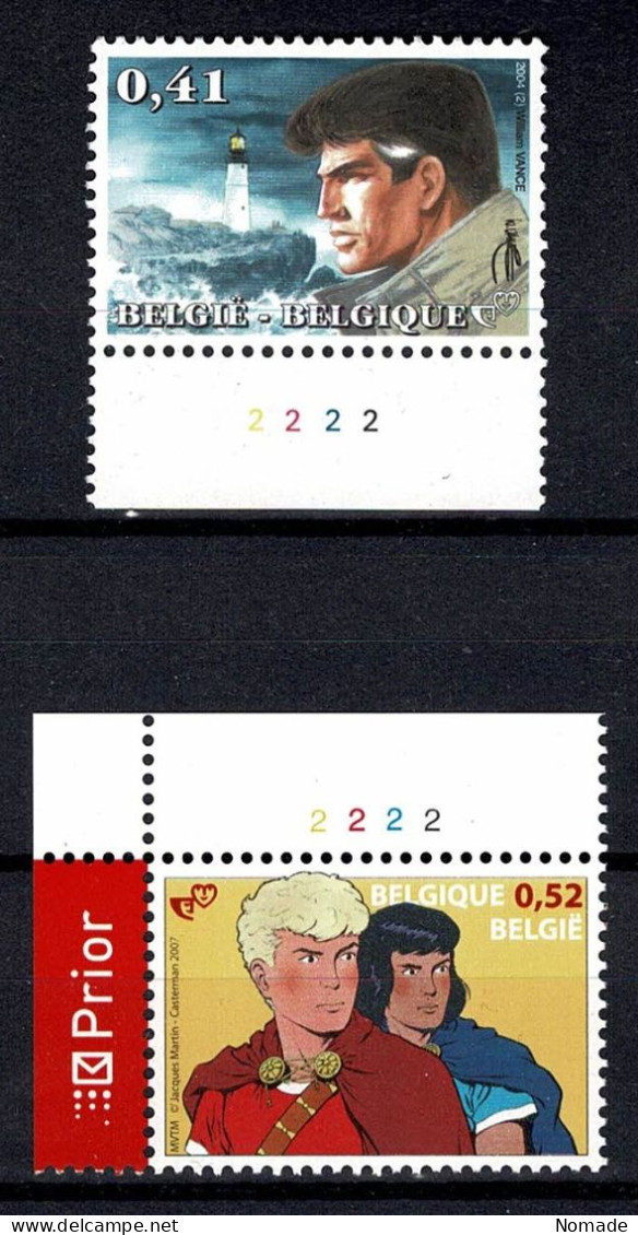 Belgique 3233 + 3610 BD XIII Alix N° De Planche 2 - Unused Stamps