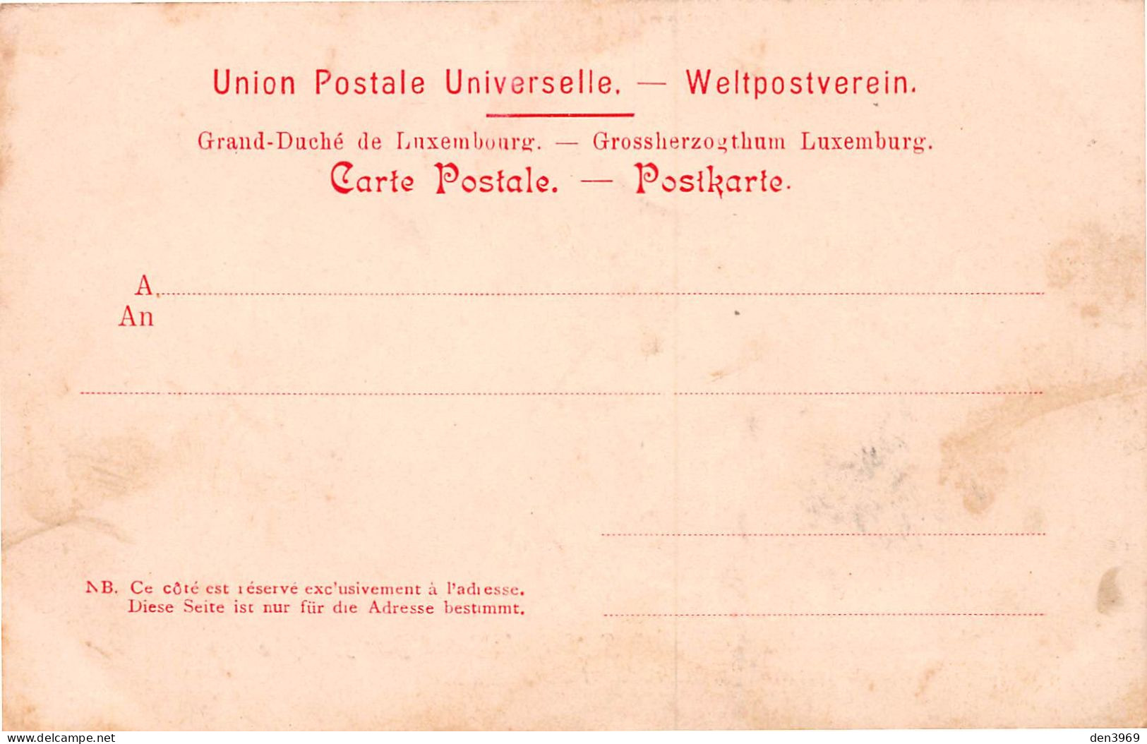 LUXEMBOURG 1900 - Anniversaire De Naissance De S.A.R. Le Grand-Duc Adolphe, Les Membres Du Tribunal Se Rendant Au Tedeum - Luxemburg - Stad