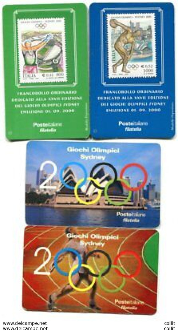 Tessere Filateliche Serie Giochi Olimpici Sydney 2000 - Presentation Packs