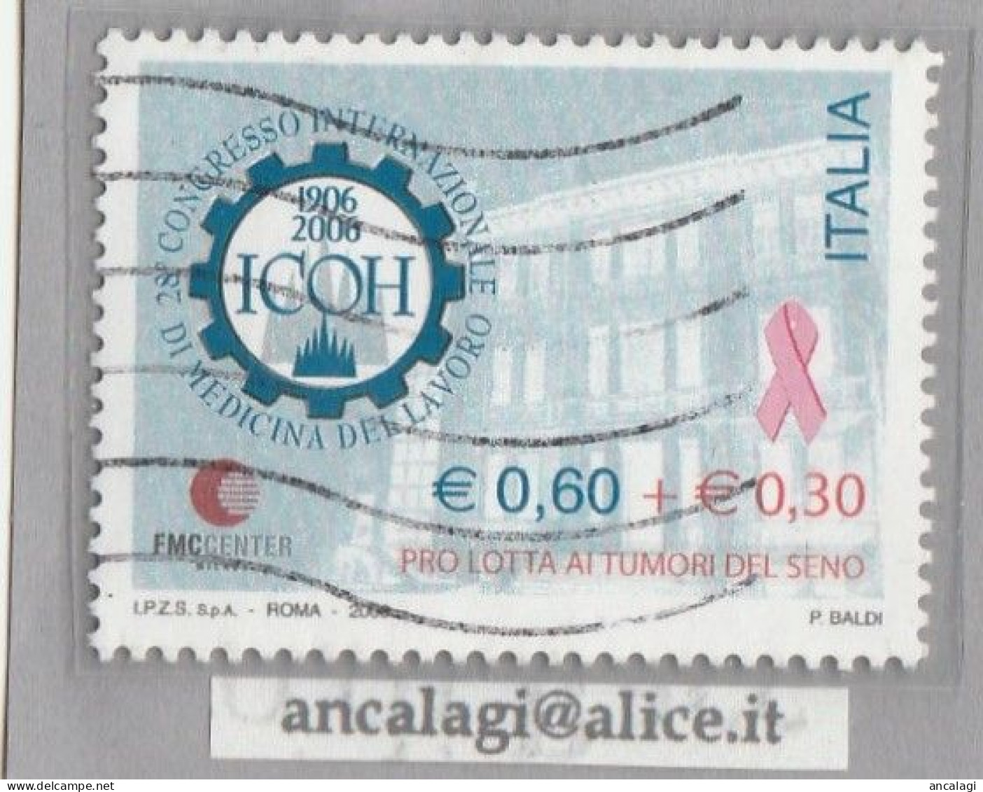 USATI ITALIA 2006 - Ref.0994A "MEDICINA DEL LAVORO" 1 Val. - - 2001-10: Usati
