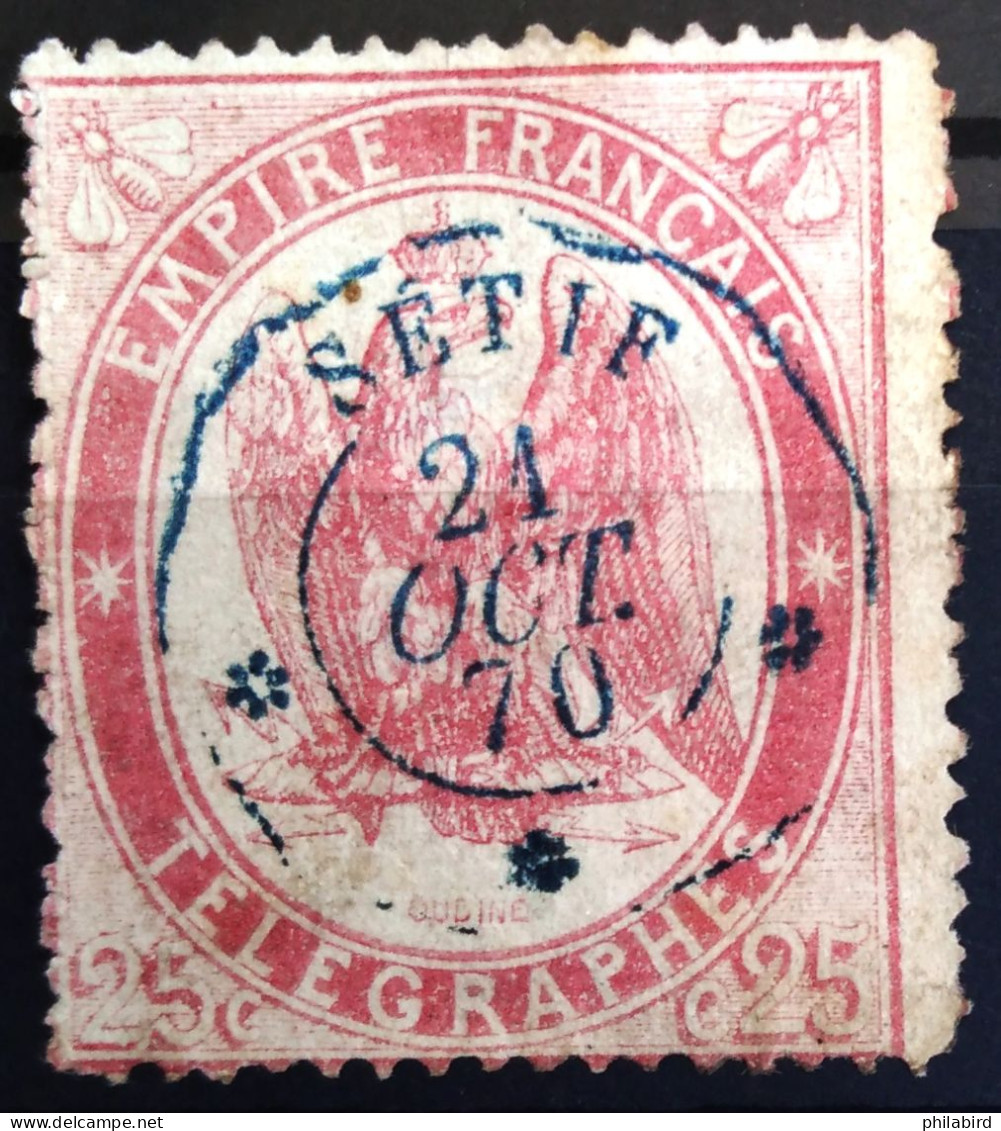 FRANCE                     Télégraphe  N° 5      Aminci                     OBLITERE - Telegraph And Telephone