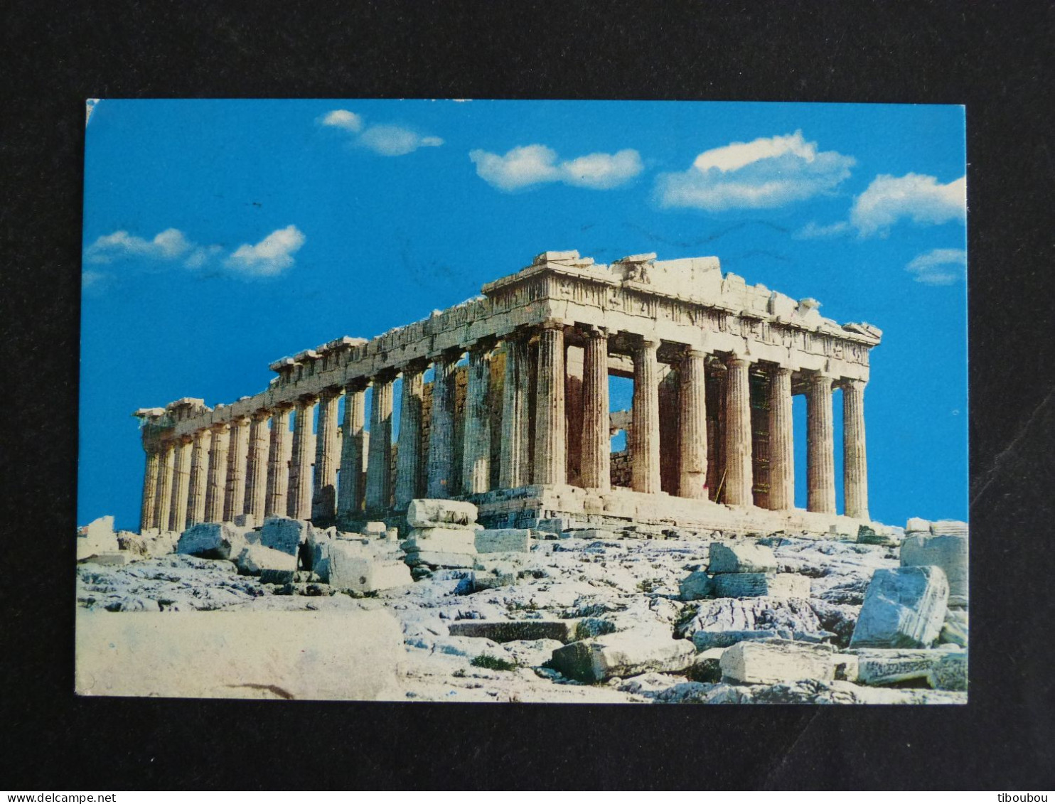 GRECE GREECE HELLAS AVEC YT 1301 CONVENTION EUROPEENNE DROITS DE L'HOMME - ATHENES LE PARTHENON - Brieven En Documenten