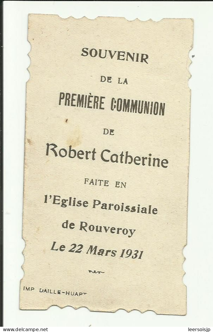 Robert Catherine  Communion Solennelle Rouveroy 1931 - Communie