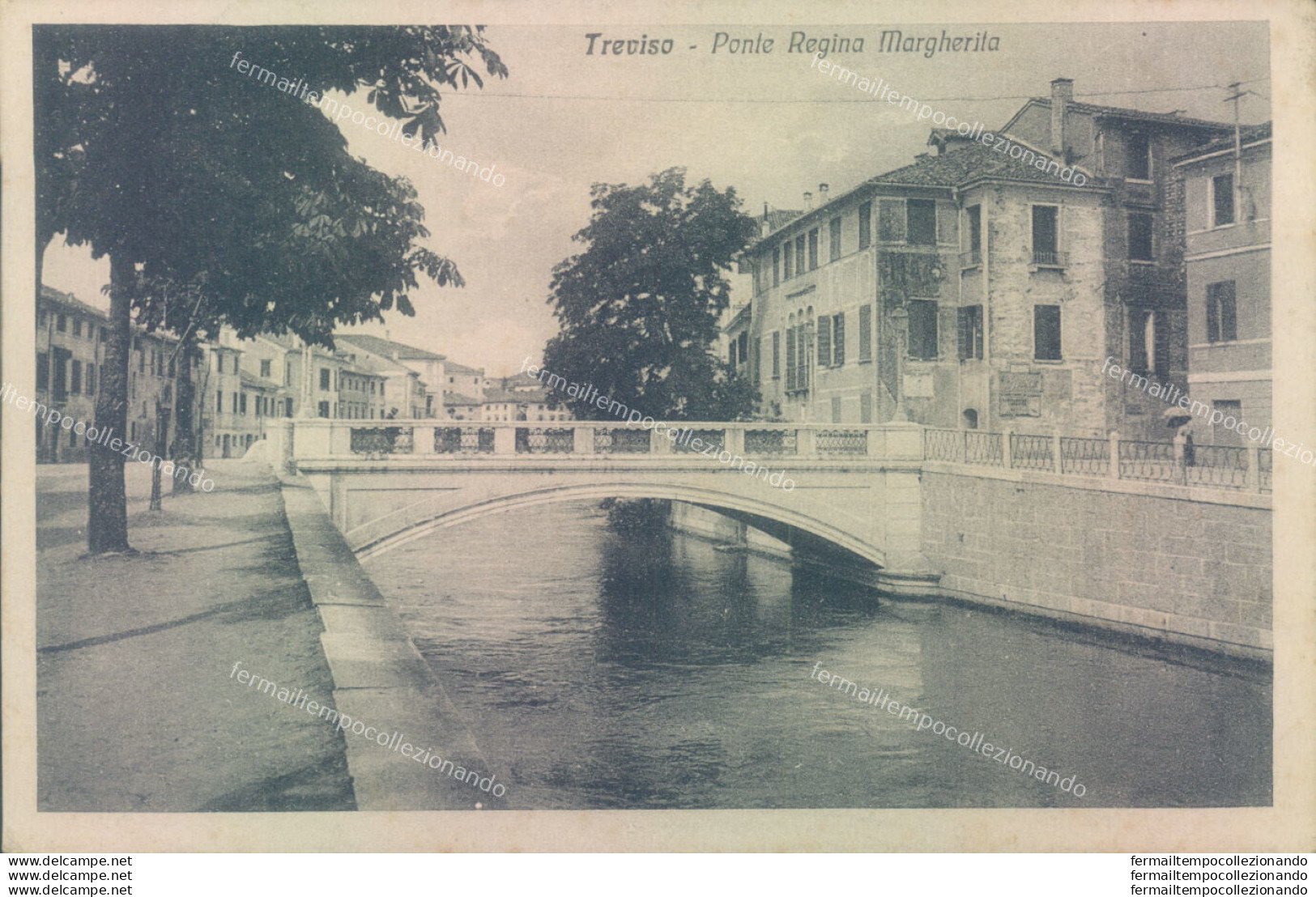 Z352 Cartolina  Treviso  Citta' Ponte Regina Margherita - Treviso