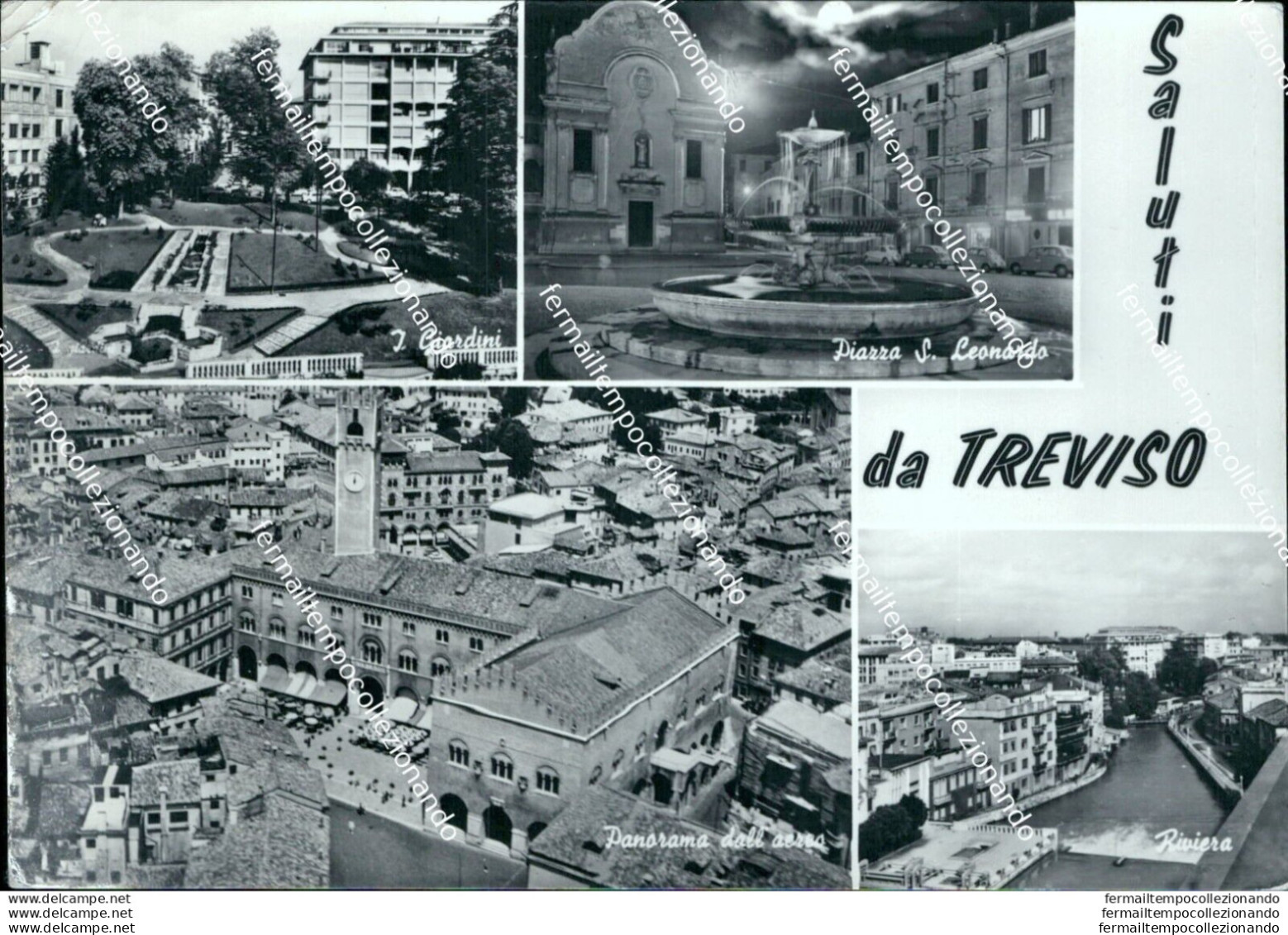 Bl557 Cartolina Saluti Da Treviso Citta' - Treviso