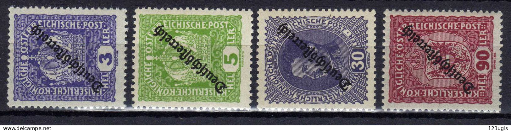 Österreich 1918, Mi 228-229; 236; 241 * [200424XIV] - Neufs