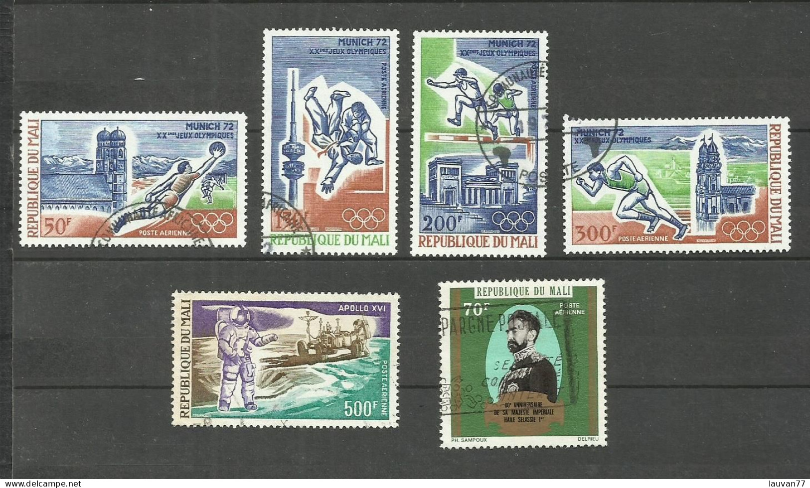 MALI POSTE AERIENNE N°147 à 150, 156, 169 Cote 4.05€ - Mali (1959-...)