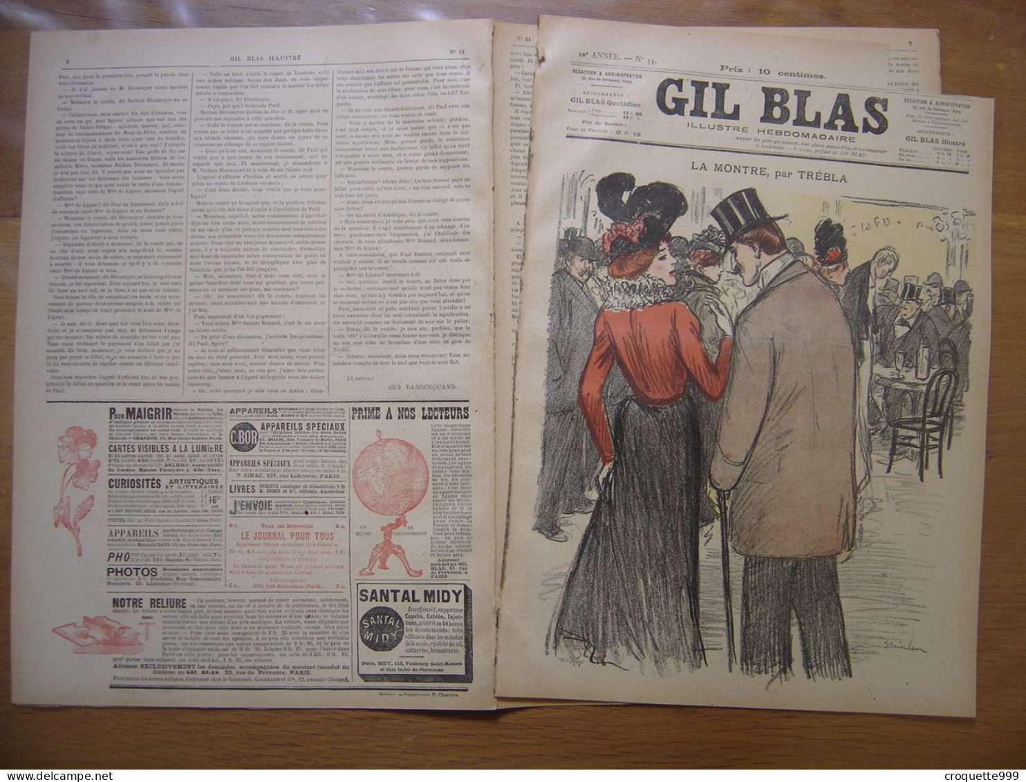 1900 GIL BLAS 44 Steinlen Jan Duch Balluriau - Autres & Non Classés