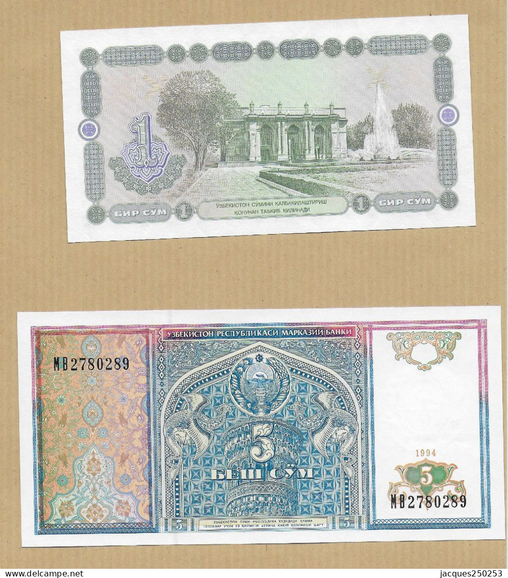 1  5  25   ET 100 CYM 1994 NEUF - Uzbekistán