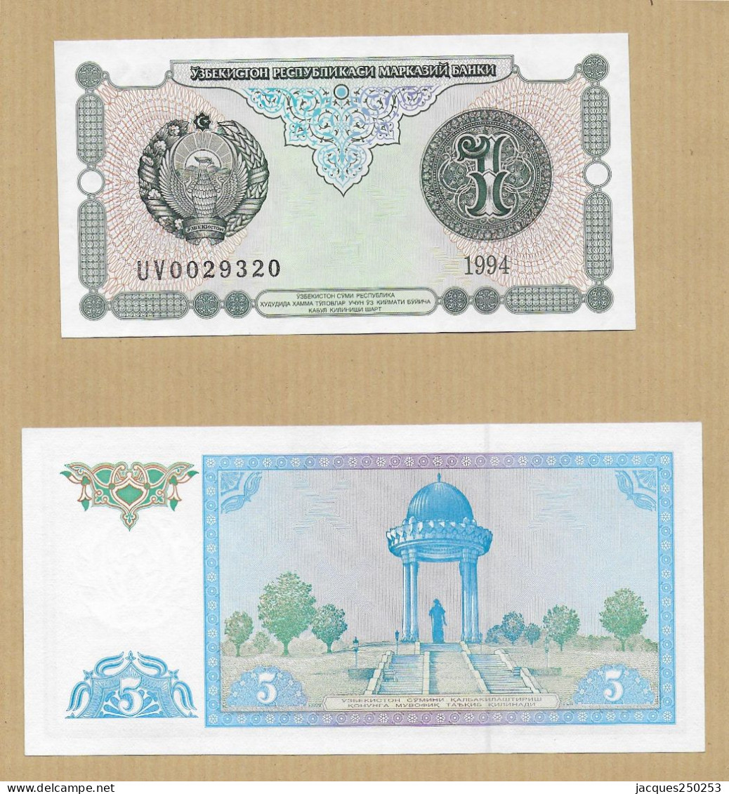 1  5  25   ET 100 CYM 1994 NEUF - Uzbekistán