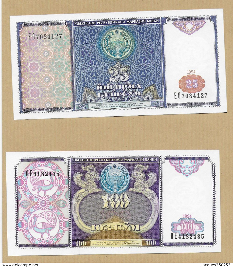 1  5  25   ET 100 CYM 1994 NEUF - Usbekistan