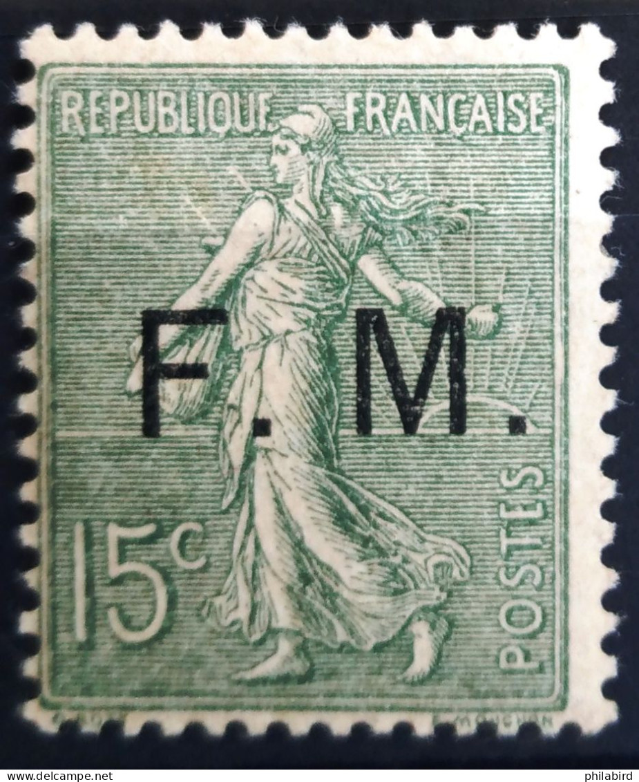 FRANCE                     F.M  3                     NEUF* - Militärische Franchisemarken