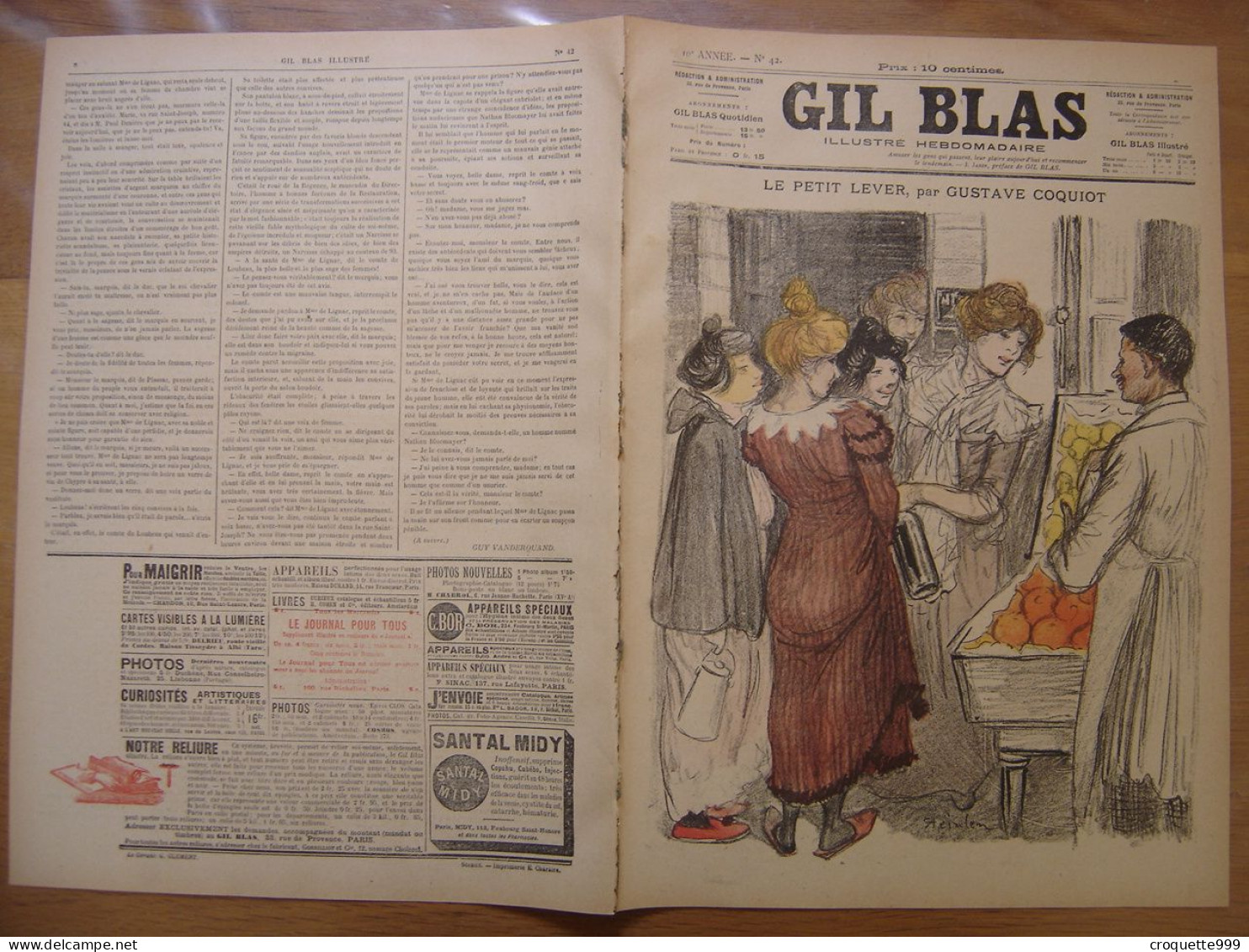 1900 GIL BLAS 42 Steinlen Weiluc Balluriau - Autres & Non Classés