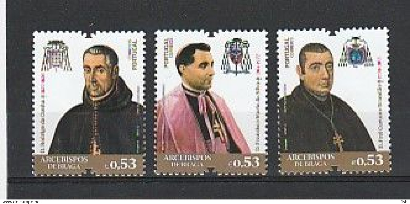 Portugal ** & Braga Archbishops, III Group 2020 (8287) - Timbres